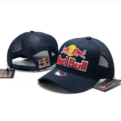 Red bull embroidery - red, adjustable