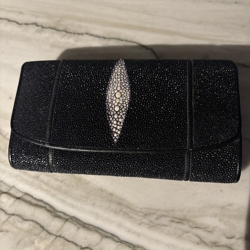 Wallet genuine stingray skin - genuine,
