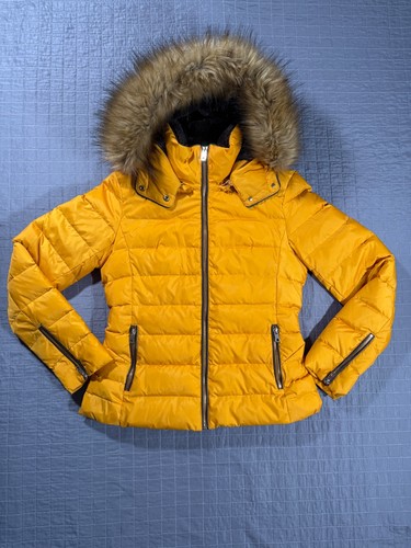 Zara mustard yellow - zara, puffer