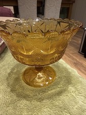 Queen Victoria Amber Glass