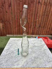 Very Rare Large 1 Litre Twisted Vintage coke bottle German Edition