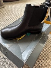 Safety Shoes Trojan Chlesea Black Size 6 Brand New