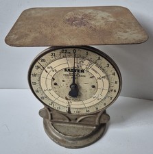 Vintage Salter Postal Scales Model 25 10.5 x 8 Inches Rustic