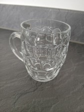 Half Pint Dimple Glass Mug Pub