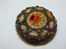 Antique Micro MOSAIC Flower