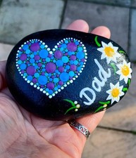 Heart DAD MUM Grave Memorial