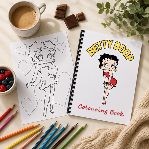 Betty boop colouring book - boop, a4