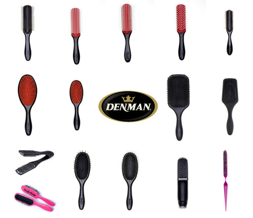 Denman styling hair - styling, brush
