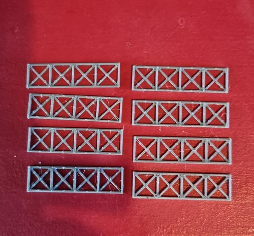 Model railway lattice bridge - railway,