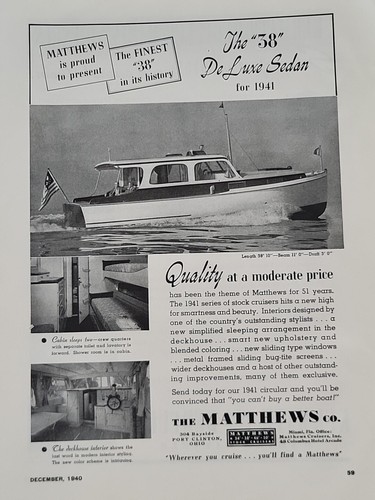 1940 the matthews boats - matthews,
