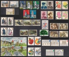 GB 1971-1989 Commemorative Stamp Sets Mini Sheets Fine Used Multiple Set Choice