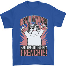 Funny French Bulldog Dog Frenchie Mens T-Shirt 100% Cotton