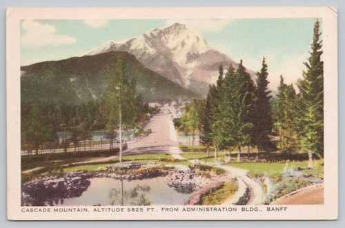 Postcard cascade mountain - postcard, from