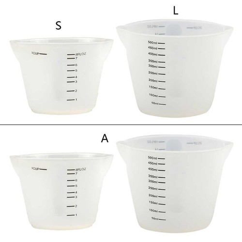 Silicone resin mixing cups - silicone,