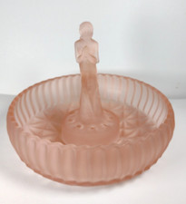 Art Deco c1930s Pink Frosted