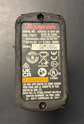 Snap ctb8174 14 4v - snap-on, 7.2v/14.4v
