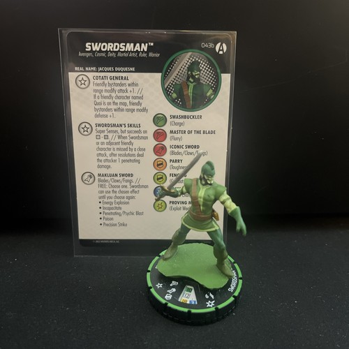 Marvel heroclix swordsman - marvel,