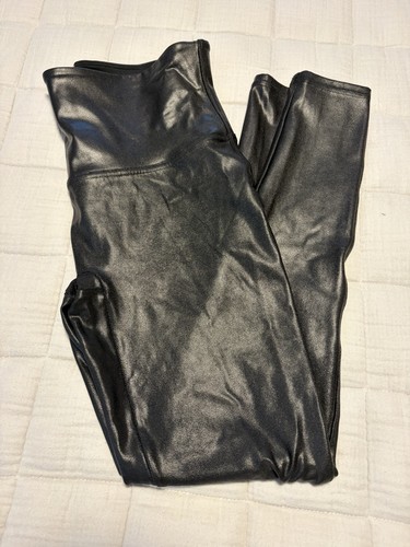 Spanx faux leather leggings - spanx,