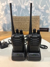 2 x Baofeng BF-888S Long Range Walkie Talkie UHF 16CH Two Way Radio 400Mh-470Mh