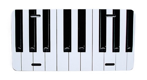 Piano keys music notes metal - piano,
