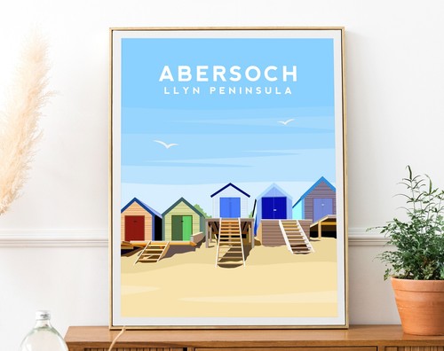 Abersoch art print llyn - abersoch,