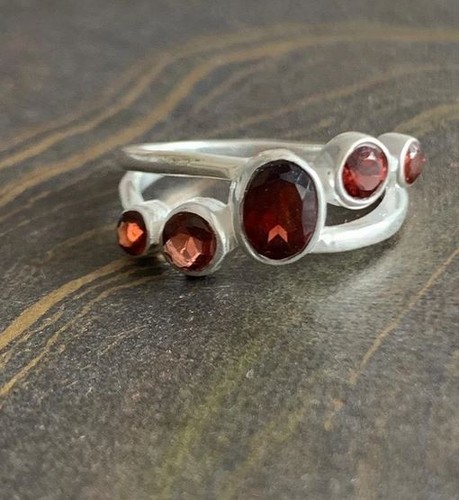 Natural garnet 925 sterling - natural,