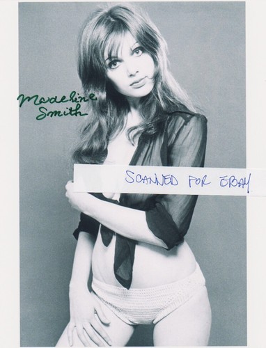 Madeline smith signed busty - madeline,