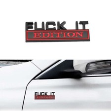3D Black & Red FUCK-IT EDITION