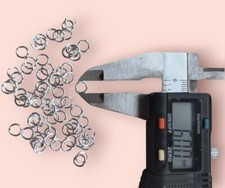 Genuine 925 Sterling Silver Heavy Open Jump Rings for Charms 5,6,7mm