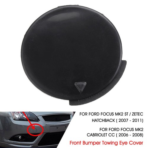 Front bumper towing eye cover - front,