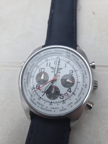 Aviator world time - time, chronograph