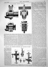 Old Engineering 1864 Neilson Axle Boxes Barclay Morton Injecting Flui Victorian