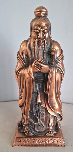 Metal resin confucius figure - , metal/resin