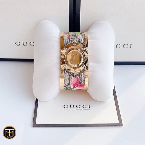 Gucci twirl bloom - gucci, gold-tone