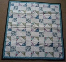 Multi Coloured Lap Quilt