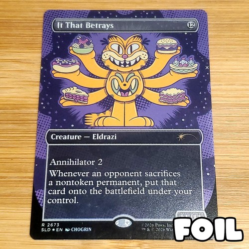 That betrays foil - betrays,,