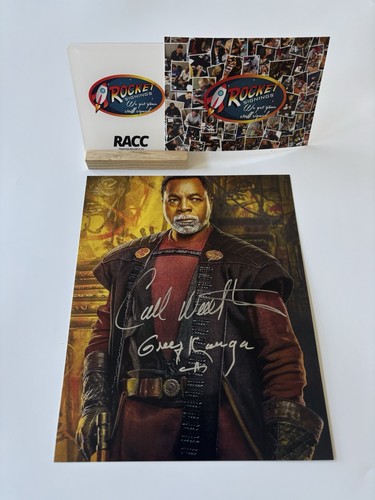 Carl weathers person signed - carl,