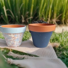 Pair of Small Painted