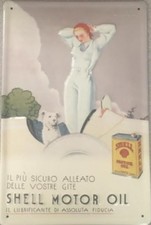 Shell Motor Oil (lady in