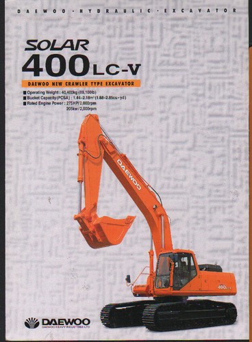 Daewoo solar 400lc crawler - daewoo, 400lc-v"