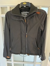 Superdry Jacket Windcheater Size Small Double Black Label Read Description 