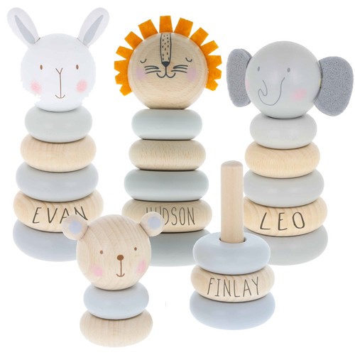 Wooden baby stacking toy - baby,