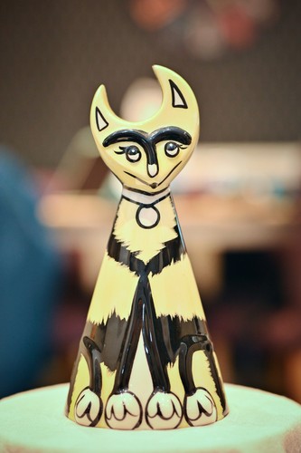 Lorna bailey ceramic cat - lorna,