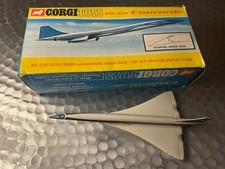 Corgi Toys BAC Sud Concorde Diecast Model with BOAC Livery - Vintage