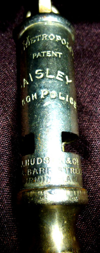 Rare paisley burgh police - rare,