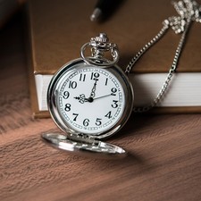 Men’s Pocket Watch with Chain – Vintage Classic Design | Gents Tag London