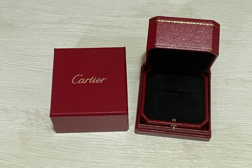 Cartier ring jewelry case - case, box