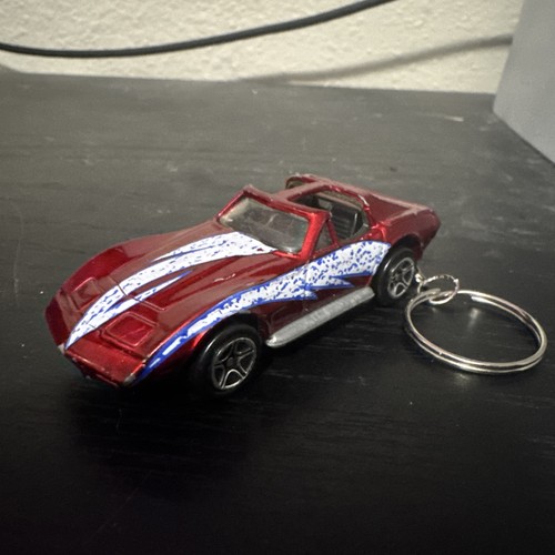 Corvette red keychain 64 - red, 1:64