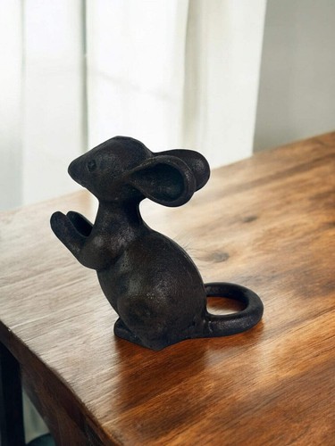 Cast iron mouse decor - cast, ornament