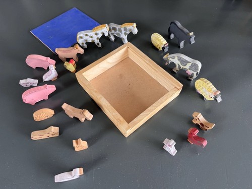 Wooden animal figures a - figures,